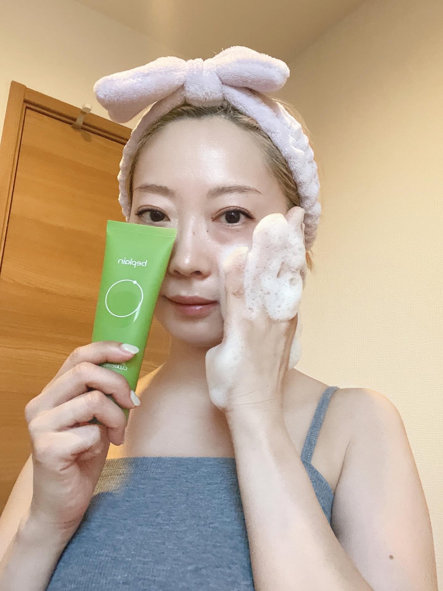 namugi122 on LIPS 「ビープレーン🫛緑豆弱酸性洗顔フォーム160mlわたしの大好きな..」(3枚目)