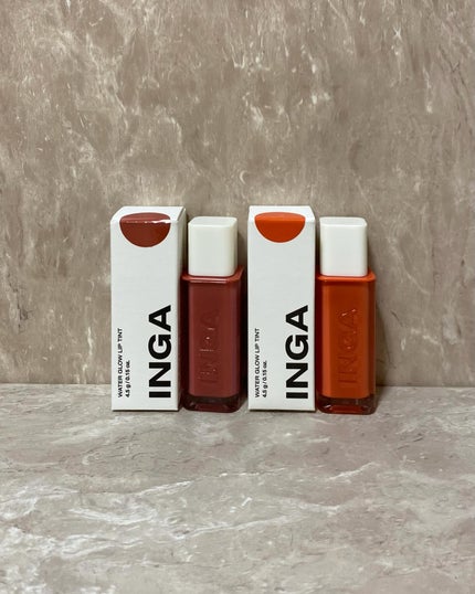 ウォーターグローリップティント/INGA/リップティントを使ったクチコミ(1枚目)