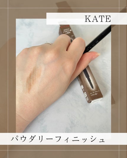 ケイト アイブロウペンシル(パウダリーフィニッシュ)/KATE/アイブロウペンシルを使ったクチコミ(4枚目)