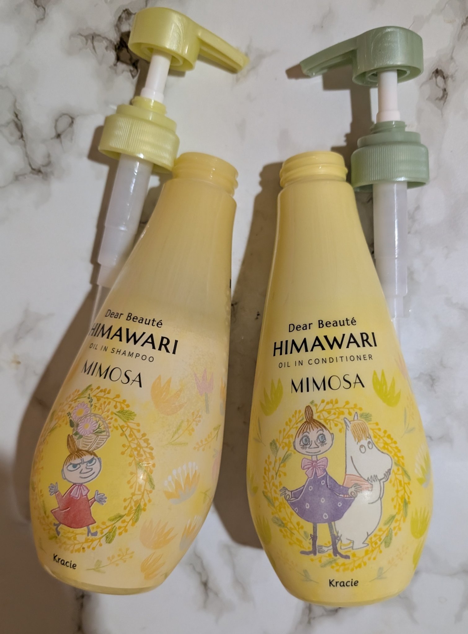 オイルインシャンプー／コンディショナー ムーミンデザイン(スカンジナビアの香り) シャンプー 400ml+コンディショナー 400g/ディアボーテ/市販シャンプーを使ったクチコミ（1枚目）