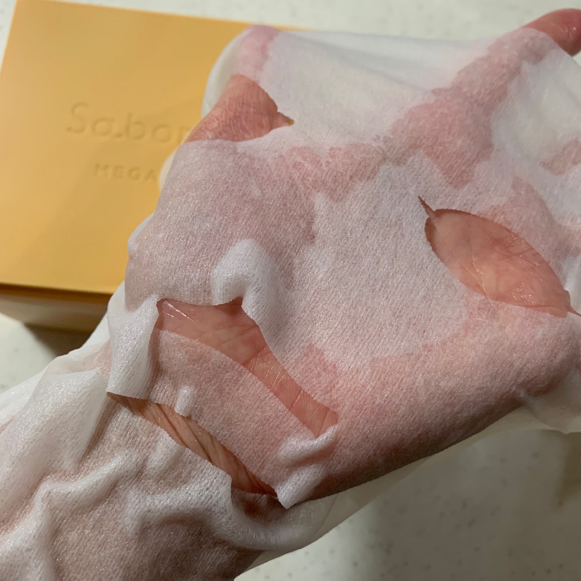 サボリーノ メガショット 朝用ツヤピールマスク CC/サボリーノ/シートマスク・パックを使ったクチコミ（3枚目）