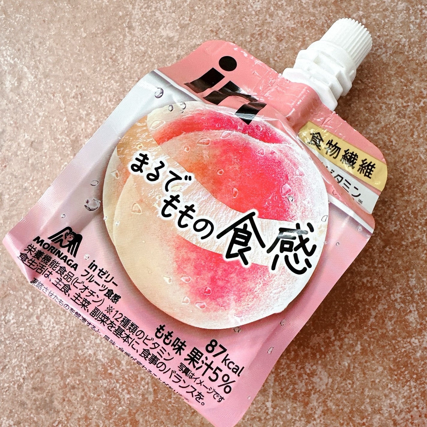 ウィダーinゼリー まるで桃の食感/森永製菓/ゼリー飲料を使ったクチコミ(2枚目)
