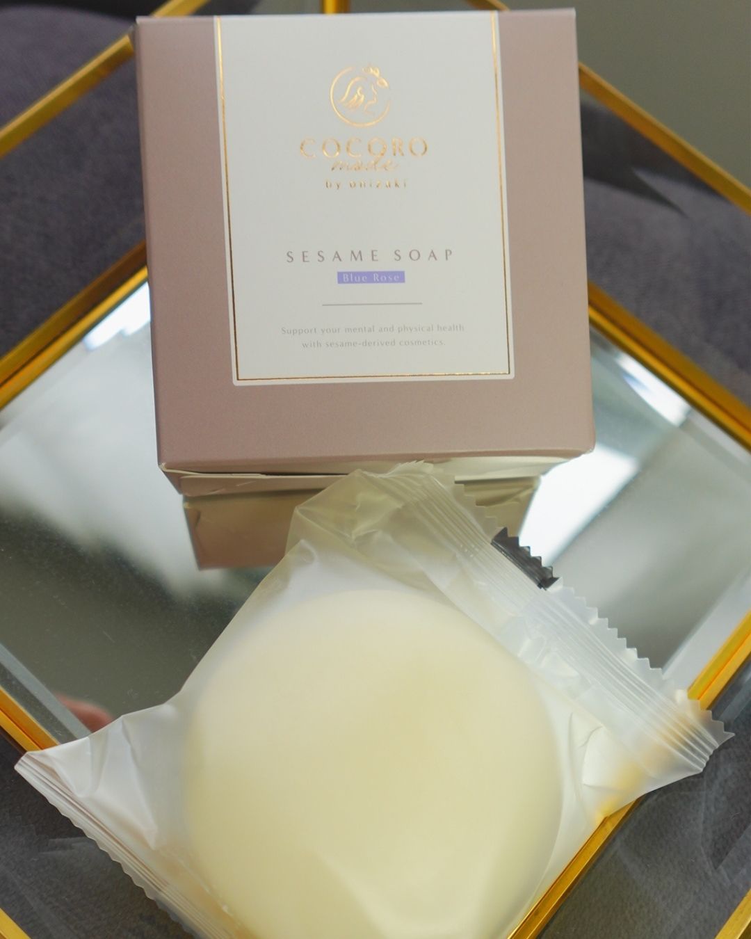 SESAME SOAP-Blue Rose-/COCOROmode by onizaki/洗顔石鹸を使ったクチコミ（3枚目）