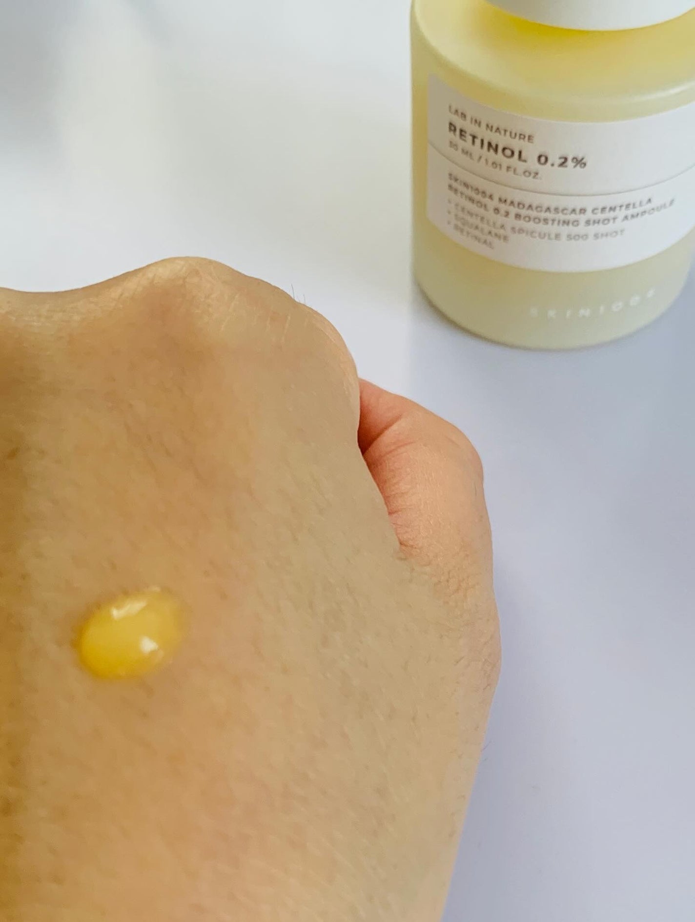 レチノール 0.2 ブースティングショット アンプル/SKIN1004/美容液を使ったクチコミ(7枚目)