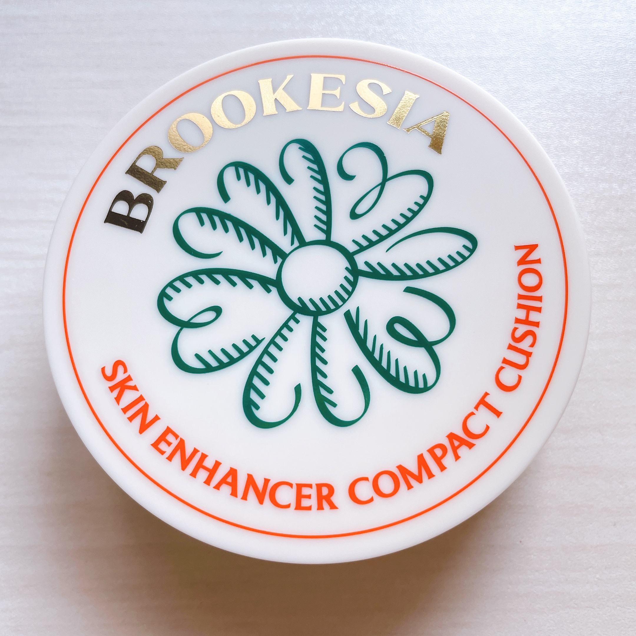 スキンエンハンサー コンパクトクッション（グロー) #3 ディープベージュ/BROOKESIA/クッションファンデーションを使ったクチコミ（1枚目）