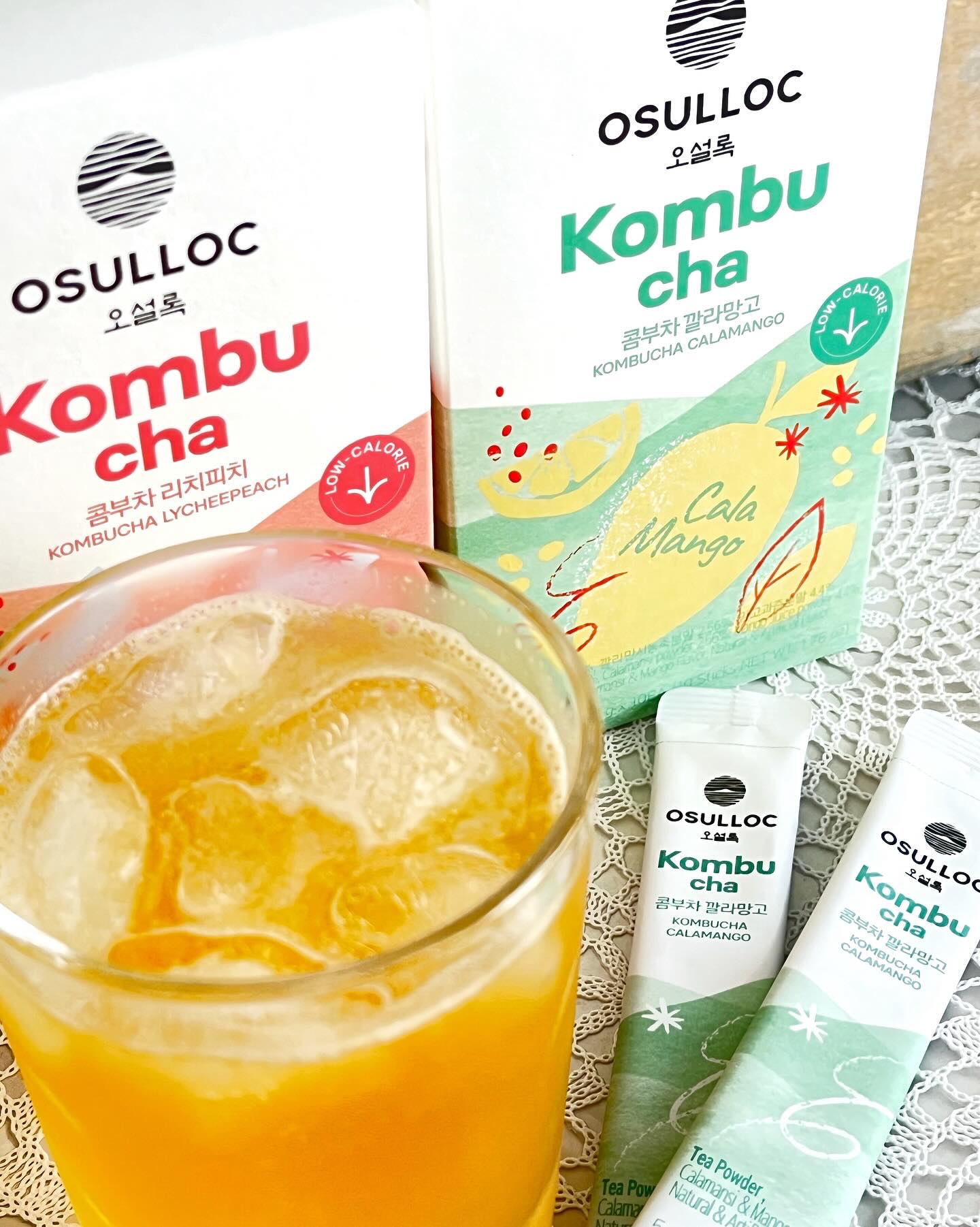 コンブチャ カラマンゴー/OSULLOC/ドリンクを使ったクチコミ（1枚目）