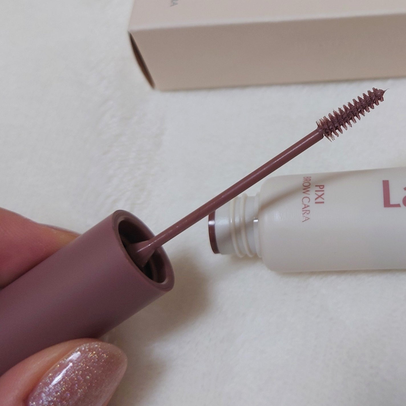 ラカ ピクシーブロウカラ/Laka/眉マスカラを使ったクチコミ(1枚目)