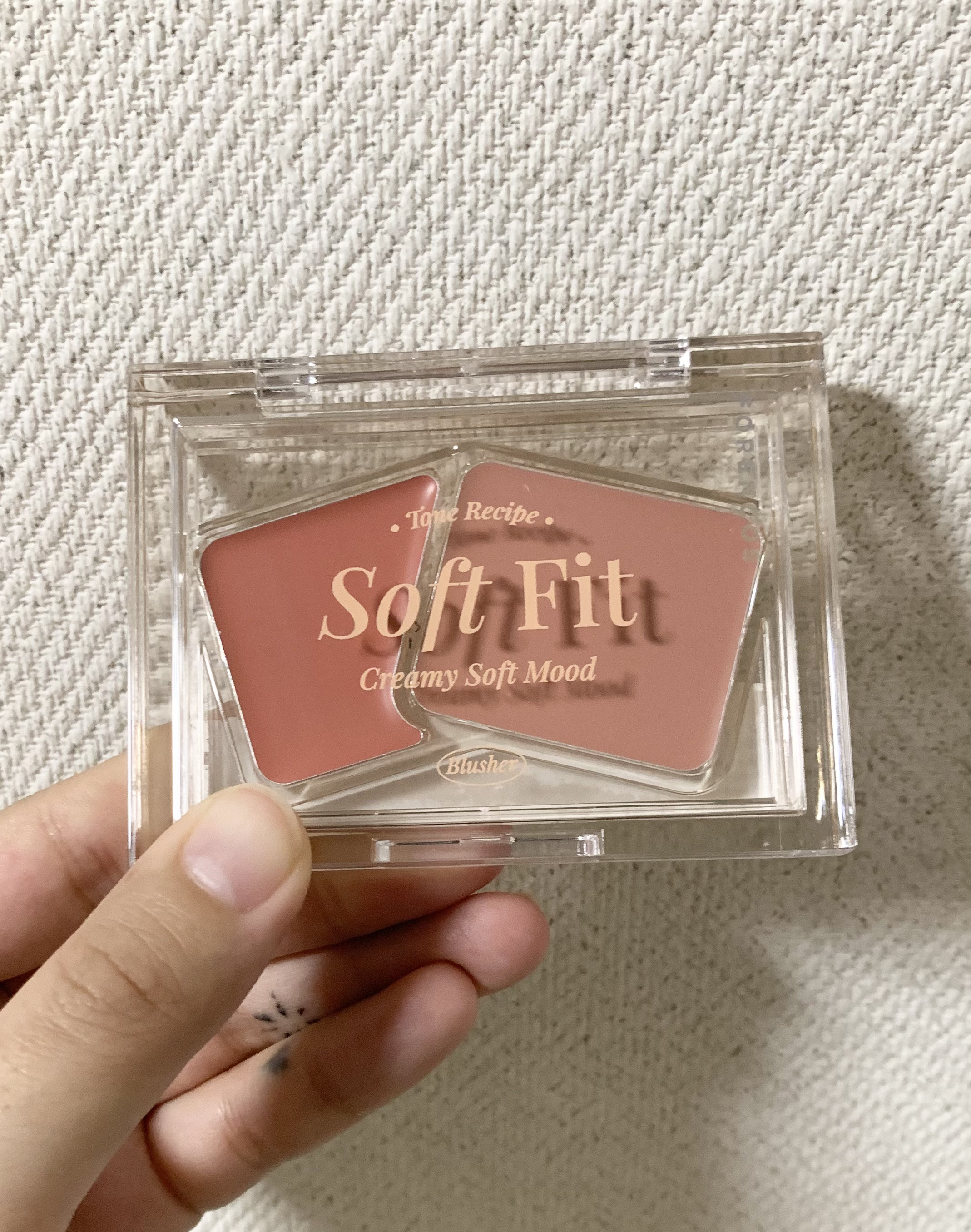 Soft Fitting Cream Blusher 05 フィグロール/フォレンコス/ジェル・クリームチークを使ったクチコミ（1枚目）