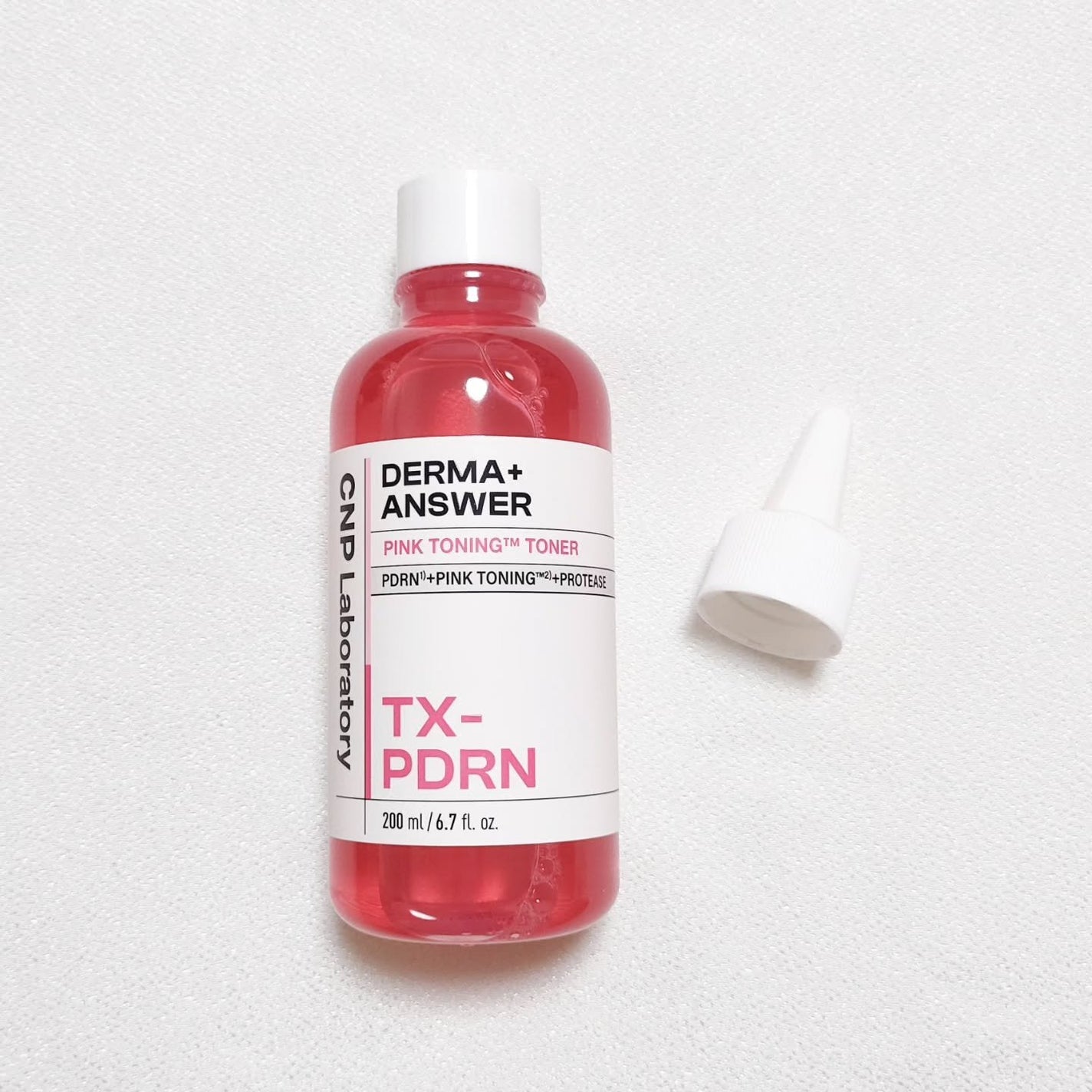 ダーマアンサーピンクトーニングトナー/CNP Laboratory/化粧水を使ったクチコミ(2枚目)