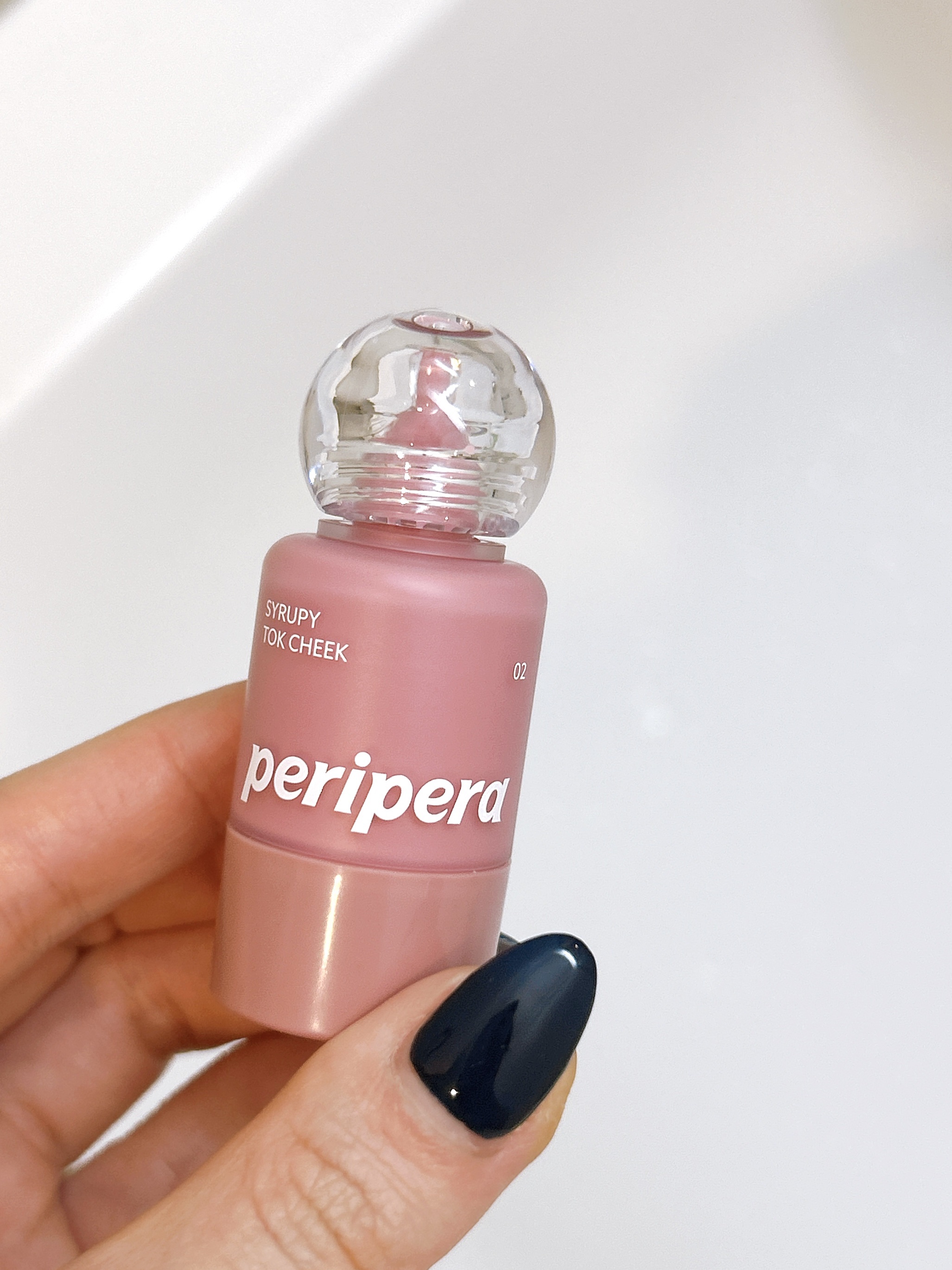 ペリペラ シロッピー トック チーク/PERIPERA/リキッドチークを使ったクチコミ（2枚目）