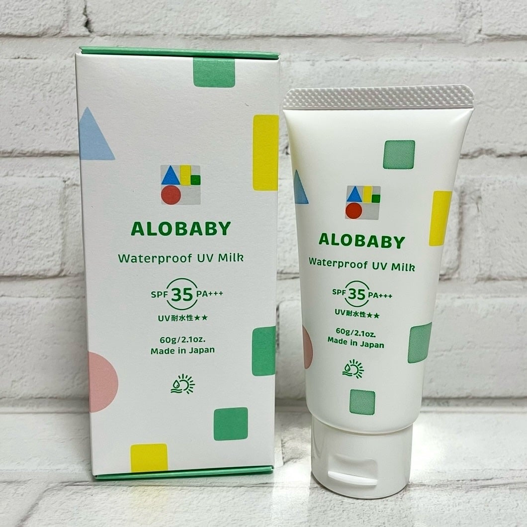 ウォータープルーフUVミルク /ALOBABY/日焼け止めミルクを使ったクチコミ(1枚目)