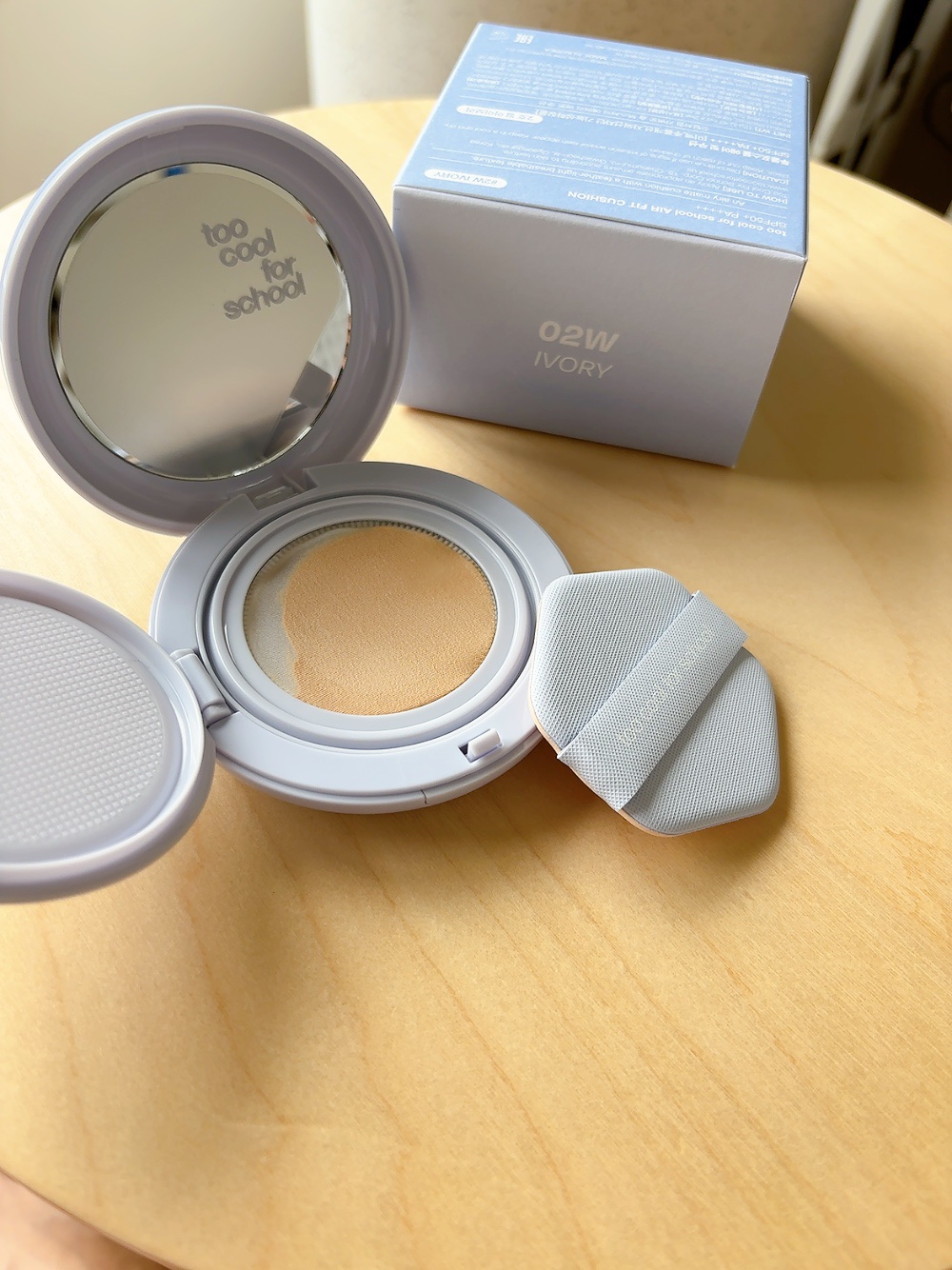 エアーフィットクッション/too cool for school/クッションファンデーションを使ったクチコミ（1枚目）