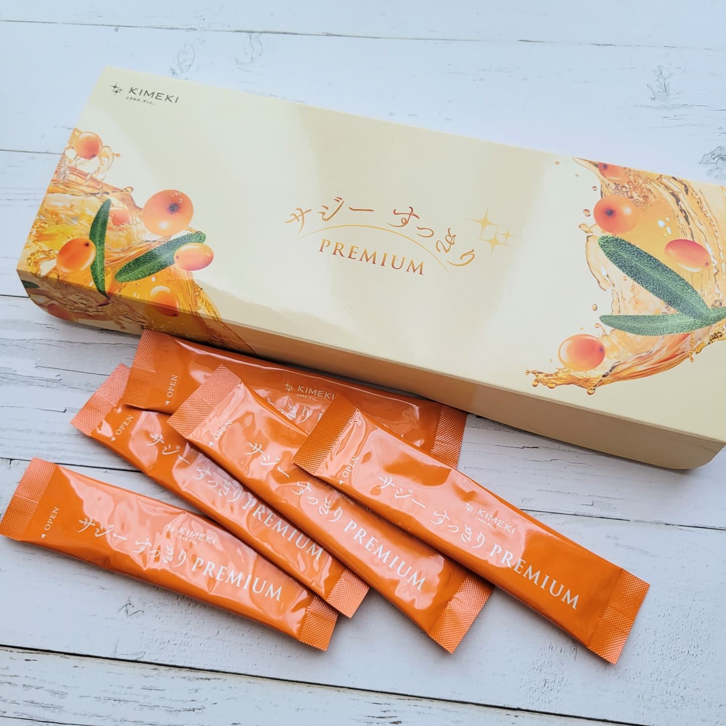 サジーすっきりPREMIUM/KIMEKI/その他ドリンクを使ったクチコミ（1枚目）