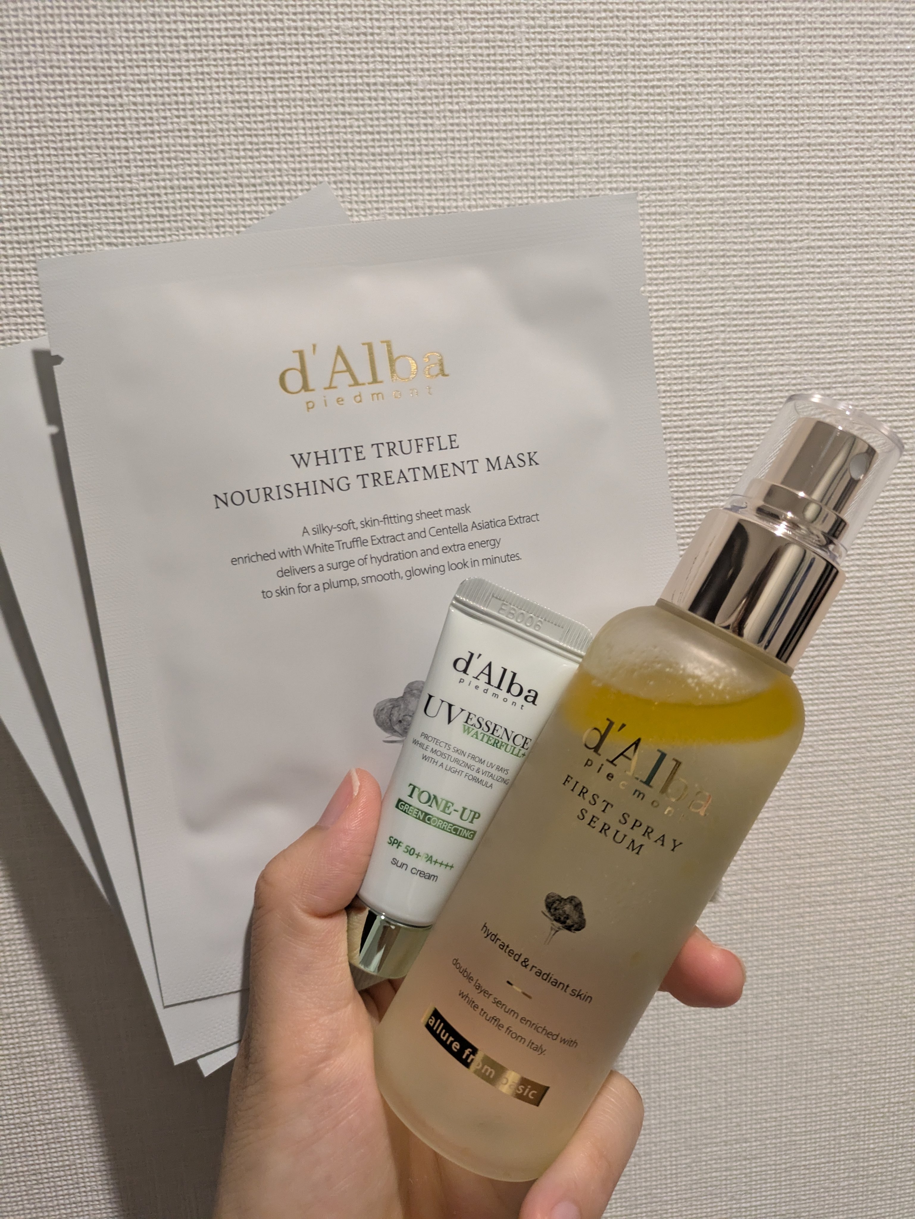 ダルバ ホワイトトリュフファーストスプレーセラム/ダルバ/ミスト状化粧水を使ったクチコミ（3枚目）