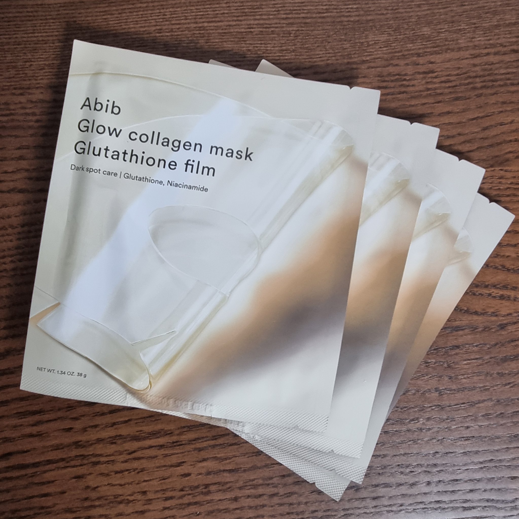 グルタチオンフィルムコラーゲンマスク/Abib /シートマスク・パックを使ったクチコミ（2枚目）