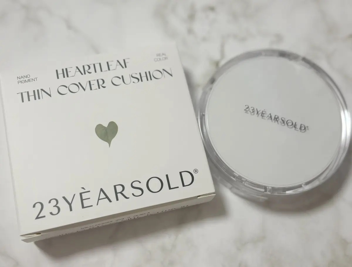 ハートリーフシーンカバークッション/23years old/クッションファンデーションを使ったクチコミ（1枚目）
