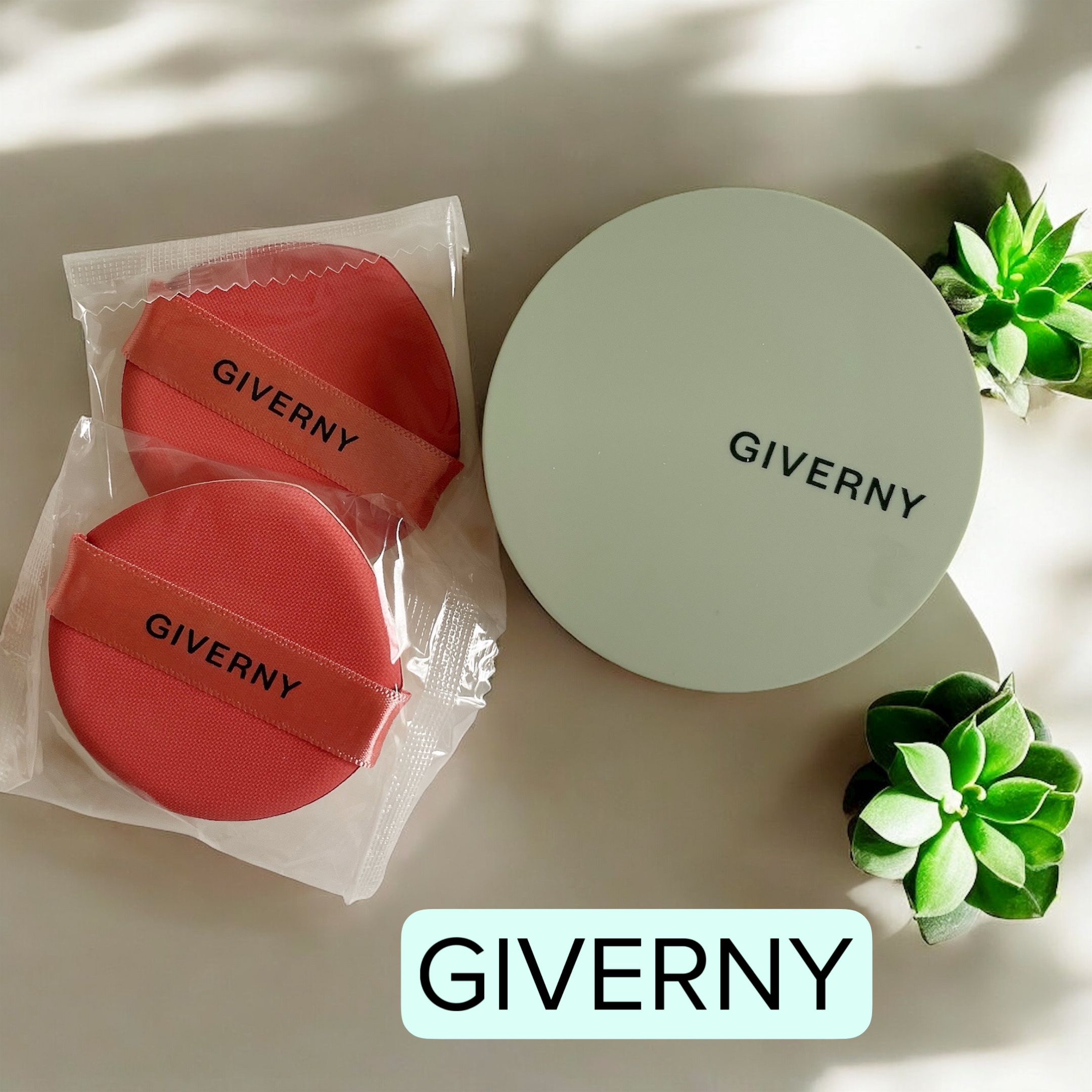 ジヴェルニー 密着カバークッション/GIVERNY/クッションファンデーションを使ったクチコミ（1枚目）