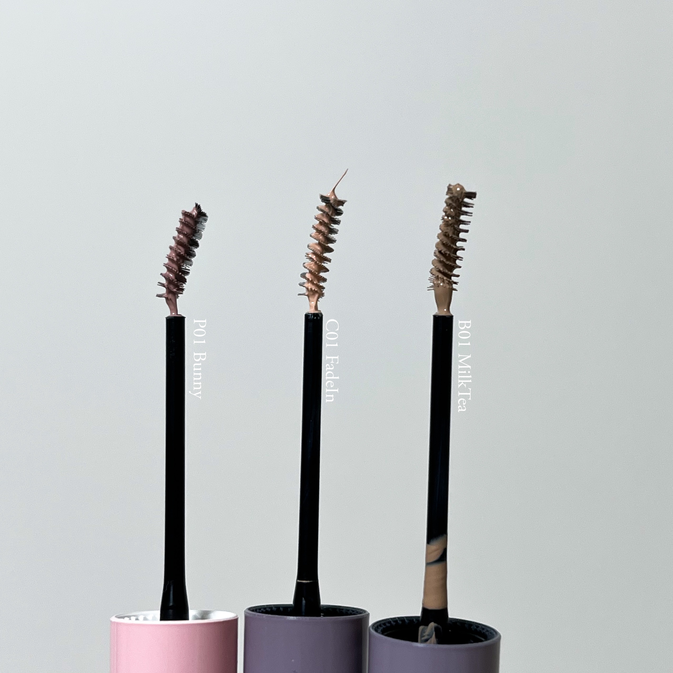 インスパイアスキニーブロウカラ/mude/眉マスカラを使ったクチコミ（2枚目）