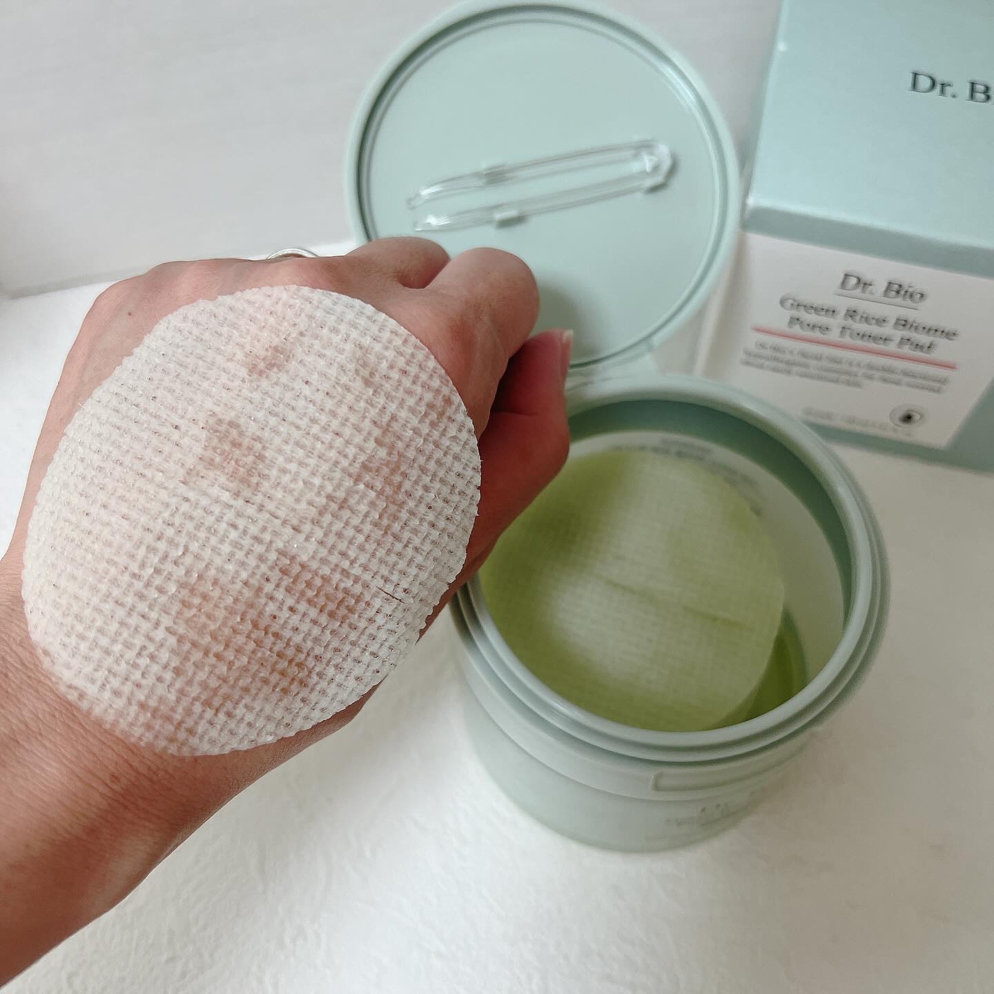 緑米バイオーム™トーンアップ毛穴トナーパッド/Dr.Bio/トナーパッドを使ったクチコミ（3枚目）
