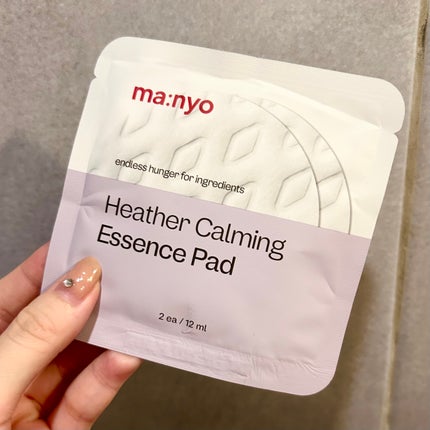 ヘザーカーミングエッセンスパッド/manyo/トナーパッドを使ったクチコミ(1枚目)