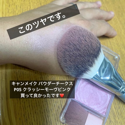 シェーディングブラシ 馬毛/DAISO/メイクブラシを使ったクチコミ(3枚目)