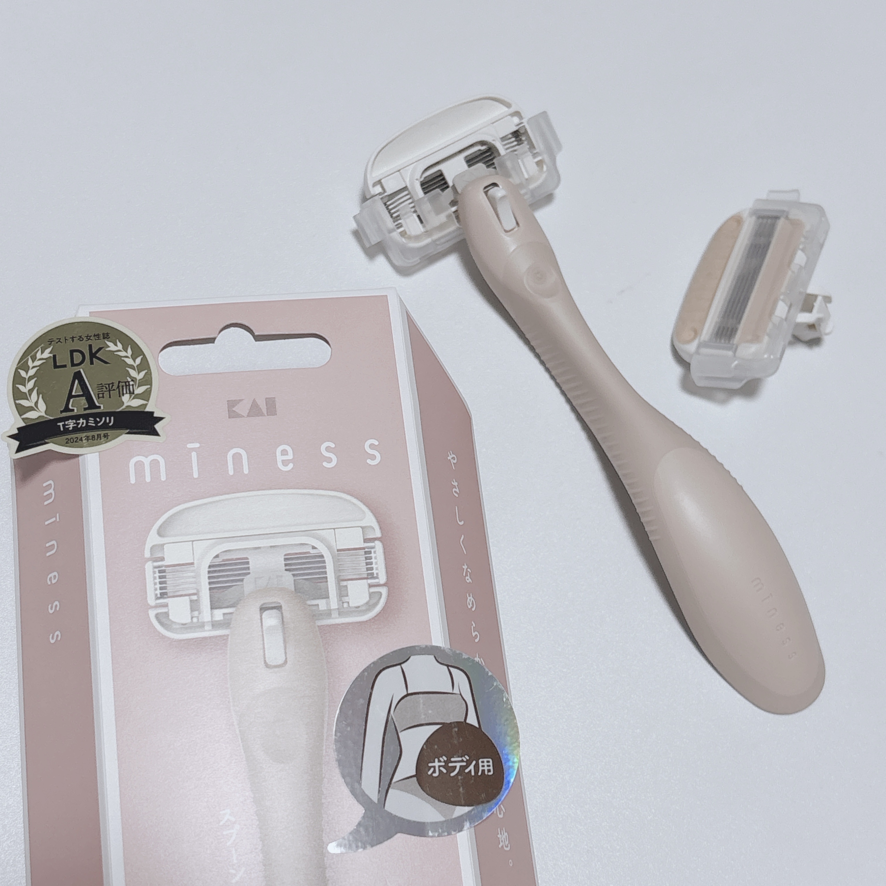 miness わき用カミソリ/貝印/シェーバーを使ったクチコミ（3枚目）