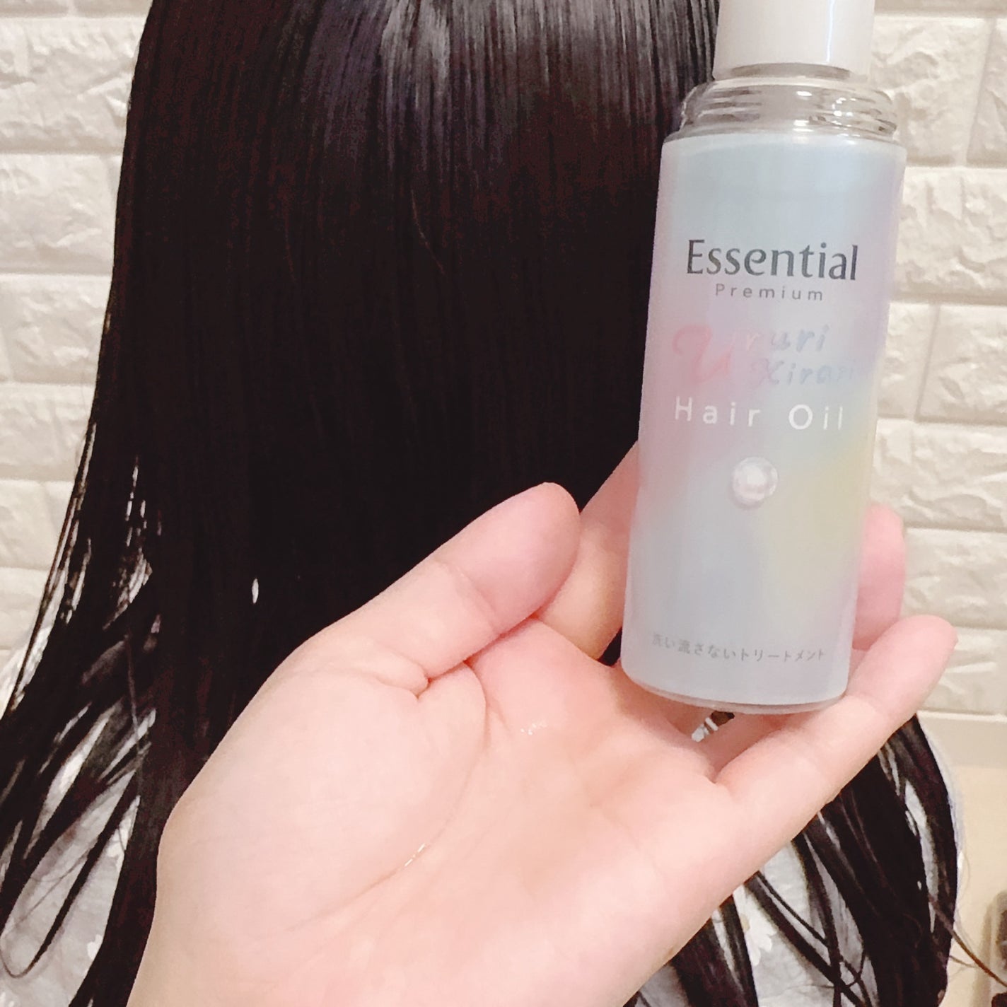 エッセンシャル プレミアム うるりキラリオイル/エッセンシャル/ヘアオイルを使ったクチコミ(2枚目)