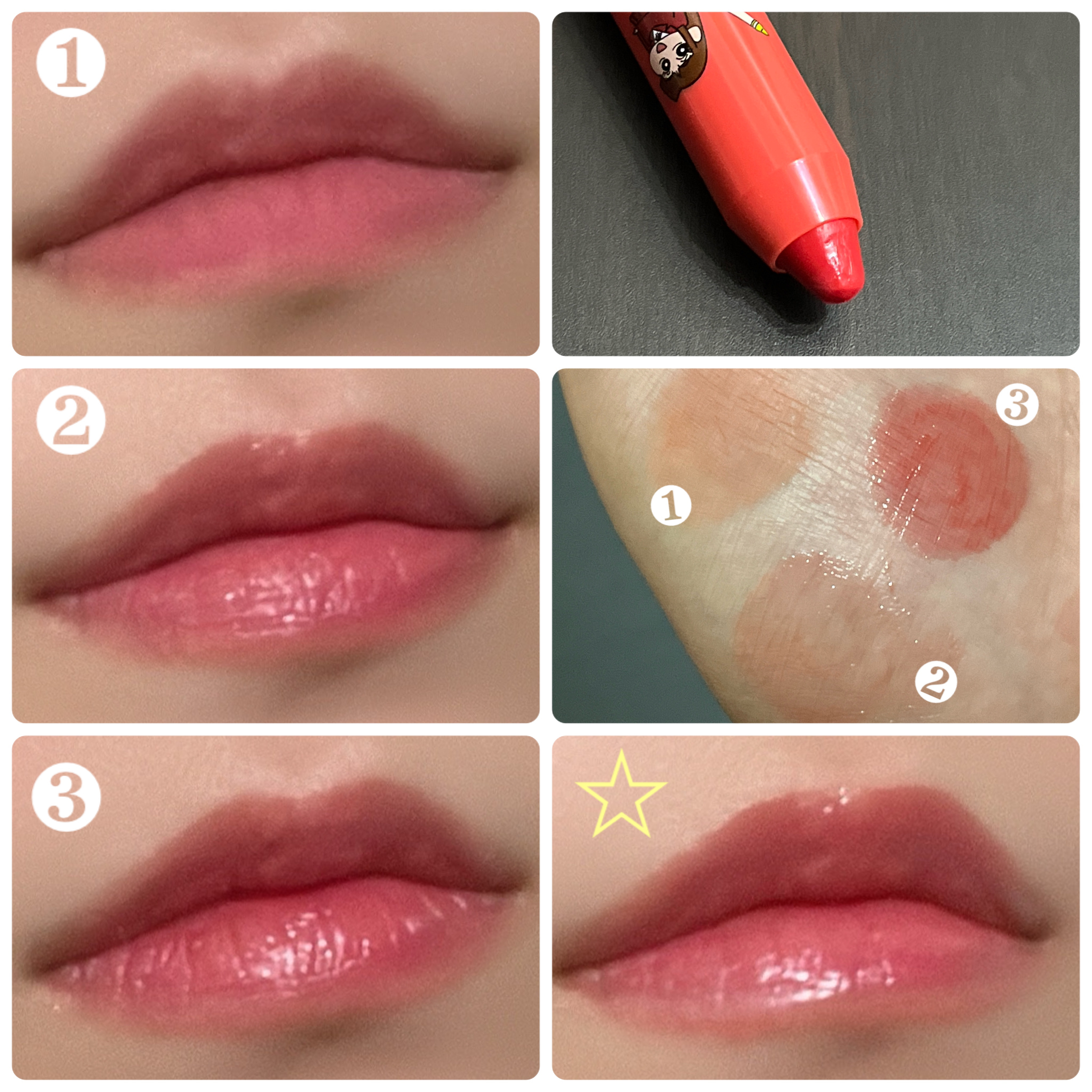 ティントリージャム/Colorgram/リップティントを使ったクチコミ（2枚目）