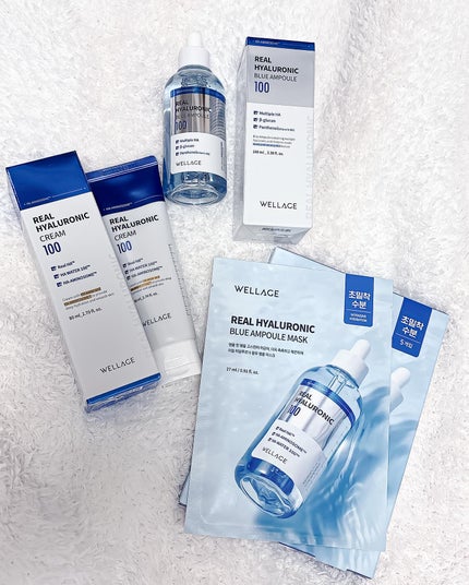 リアルヒアルロニックブルーアンプル 100/Wellage/美容液を使ったクチコミ(9枚目)