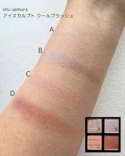 アイスカルプト/shu uemura/アイシャドウパレットを使ったクチコミ(3枚目)