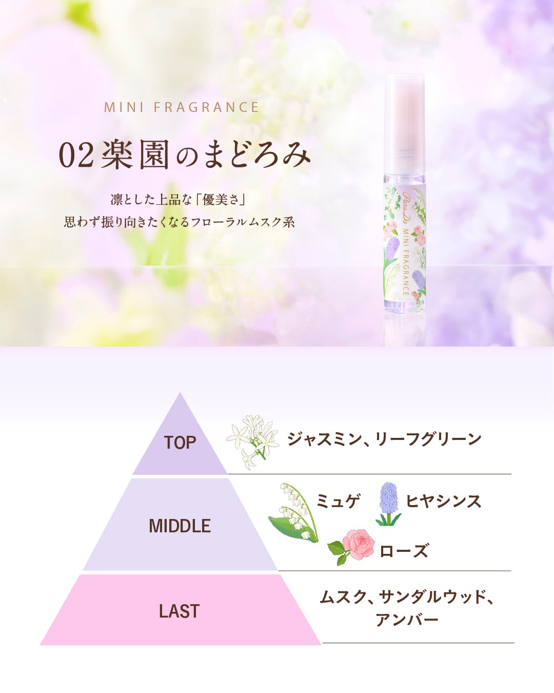 【公式】パラドゥアカウント on LIPS 「ポーチに入れて気軽に持ち歩ける、本格ミニ香水👝☑朝、香水をつけ..」(4枚目)