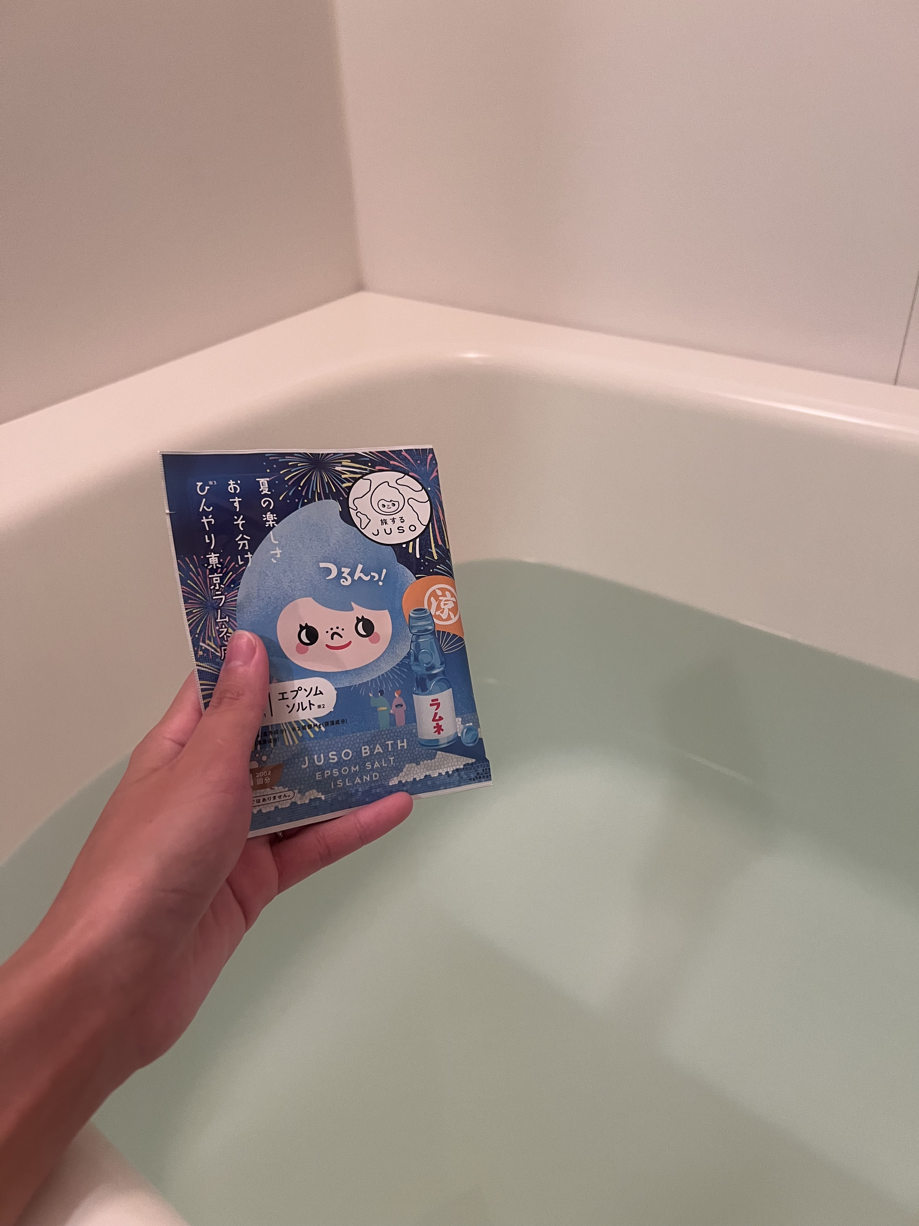 JUSO BATH POWDER/旅するJUSO/炭酸系入浴剤を使ったクチコミ（2枚目）