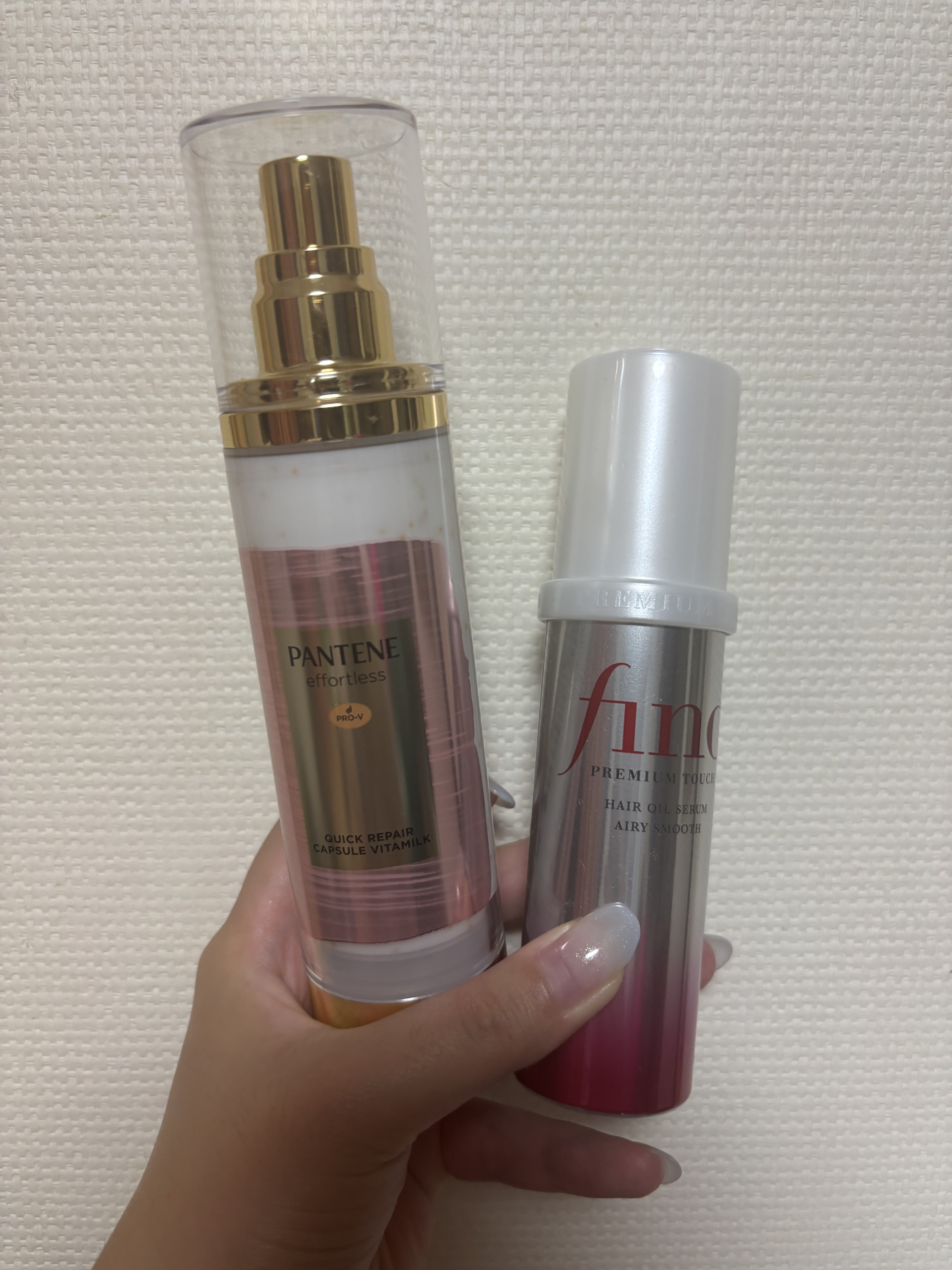 パンテーン エフォートレス クイック リペアー カプセル ヴィタミルク(洗い流さないトリートメント）/パンテーン/ヘアミルクを使ったクチコミ（1枚目）