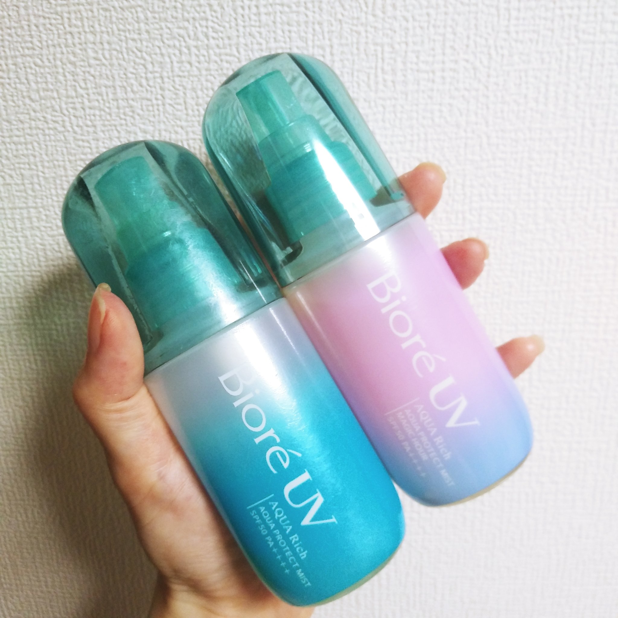 ビオレUV アクアリッチ アクアプロテクトミスト マジックアワー/ビオレ/日焼け止めミスト・スプレーを使ったクチコミ（1枚目）