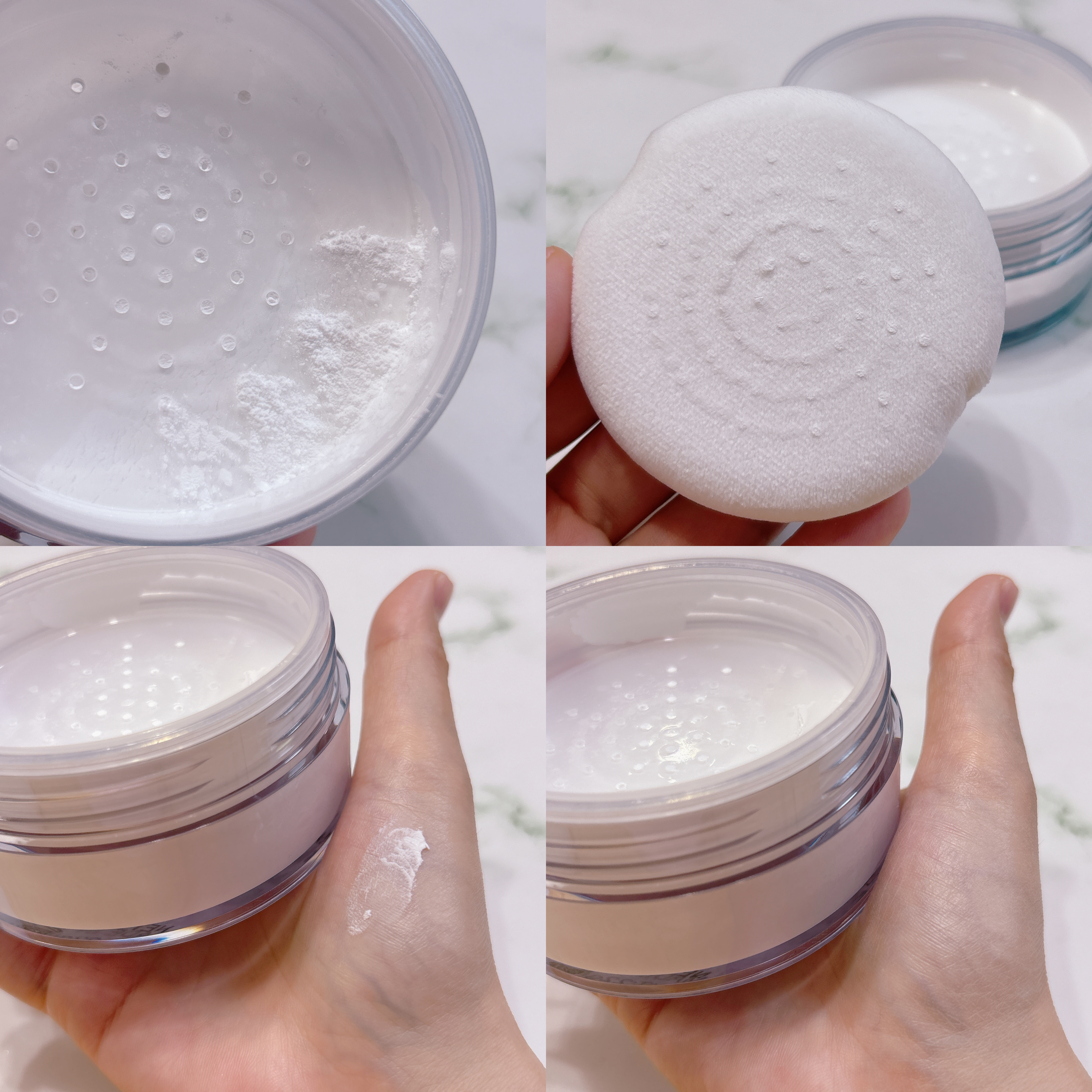 大容量オイルコントロールセッティングパウダー/ZEESEA/ルースパウダーを使ったクチコミ（3枚目）