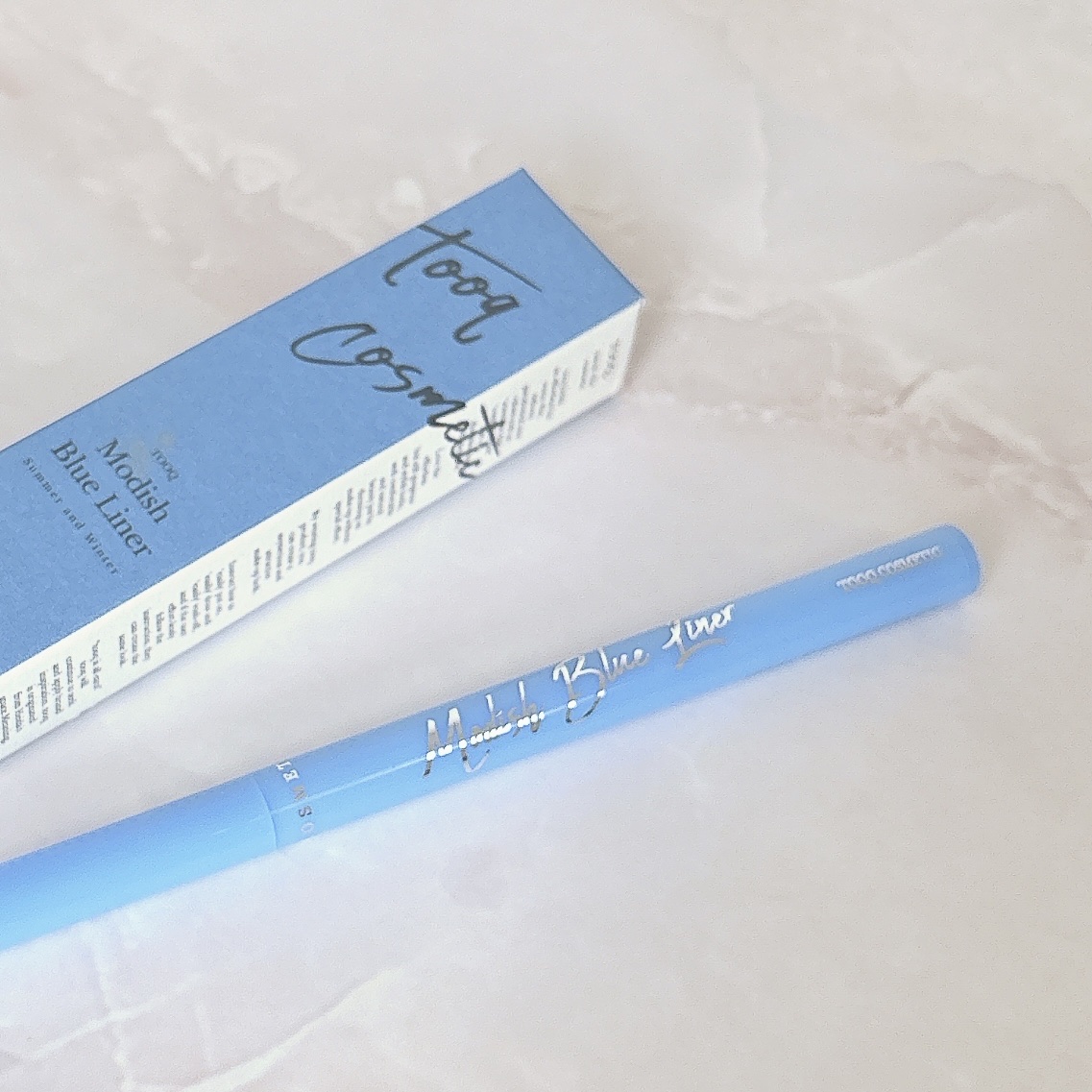 モディッシュブルーライナー/Tooq/リキッドアイライナーを使ったクチコミ（1枚目）