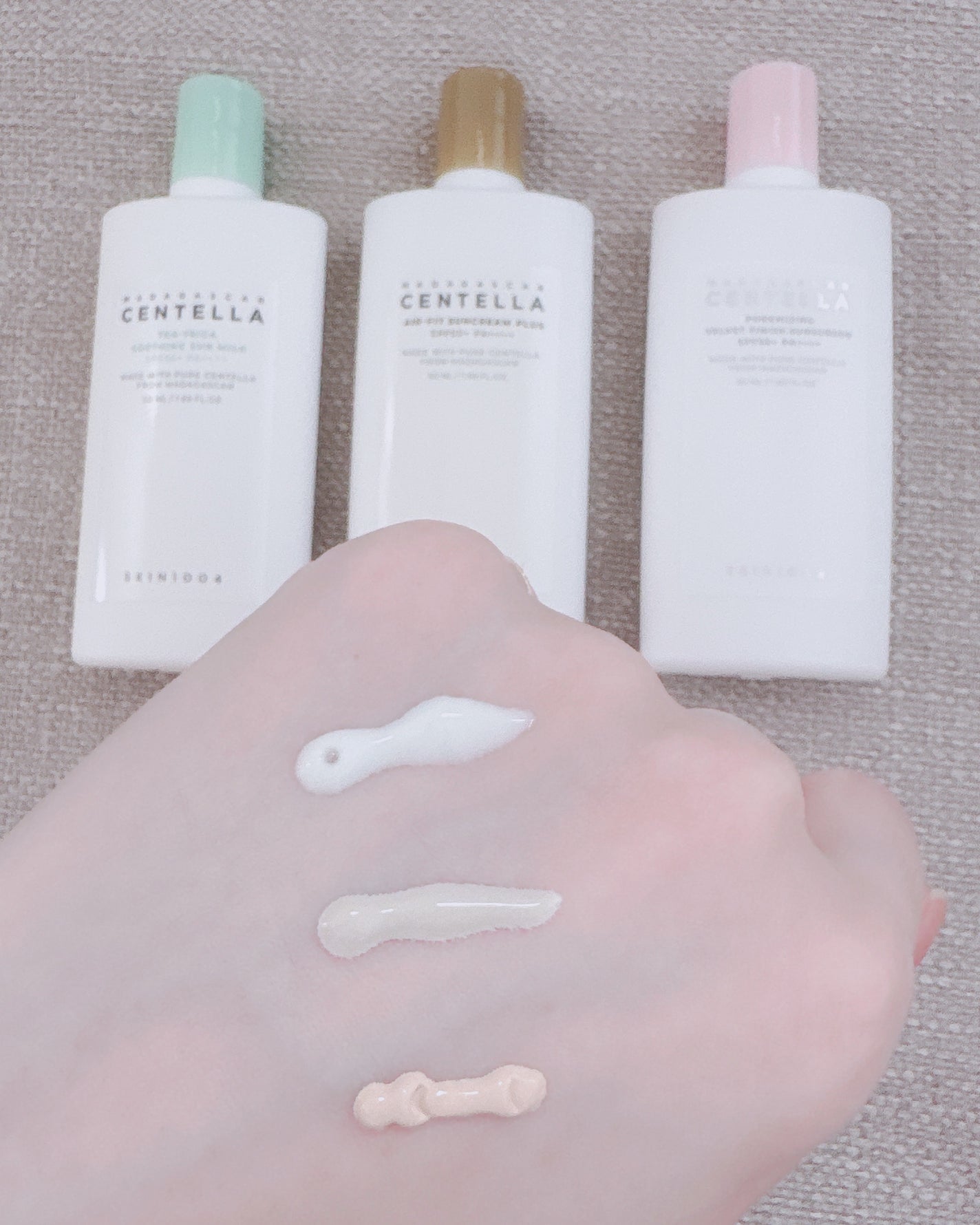 ヒアルーシカ ウォーターフィット サンセラム/SKIN1004/日焼け止めローションを使ったクチコミ(4枚目)