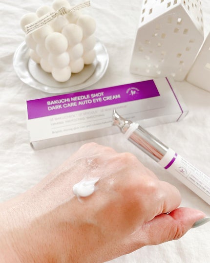 BAKUCHI NEEDLE SHOT DARK CARE AUTO EYE CREAM/LIALUSTER/アイケア・アイクリームを使ったクチコミ(3枚目)