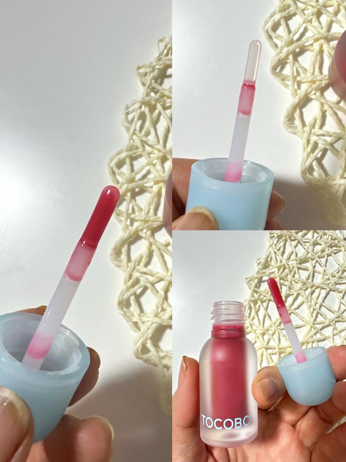ジューシーベリープランピングリップオイル/TOCOBO/リップグロスを使ったクチコミ（2枚目）