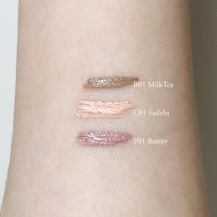 インスパイアスキニーブロウカラ/mude/眉マスカラを使ったクチコミ(3枚目)