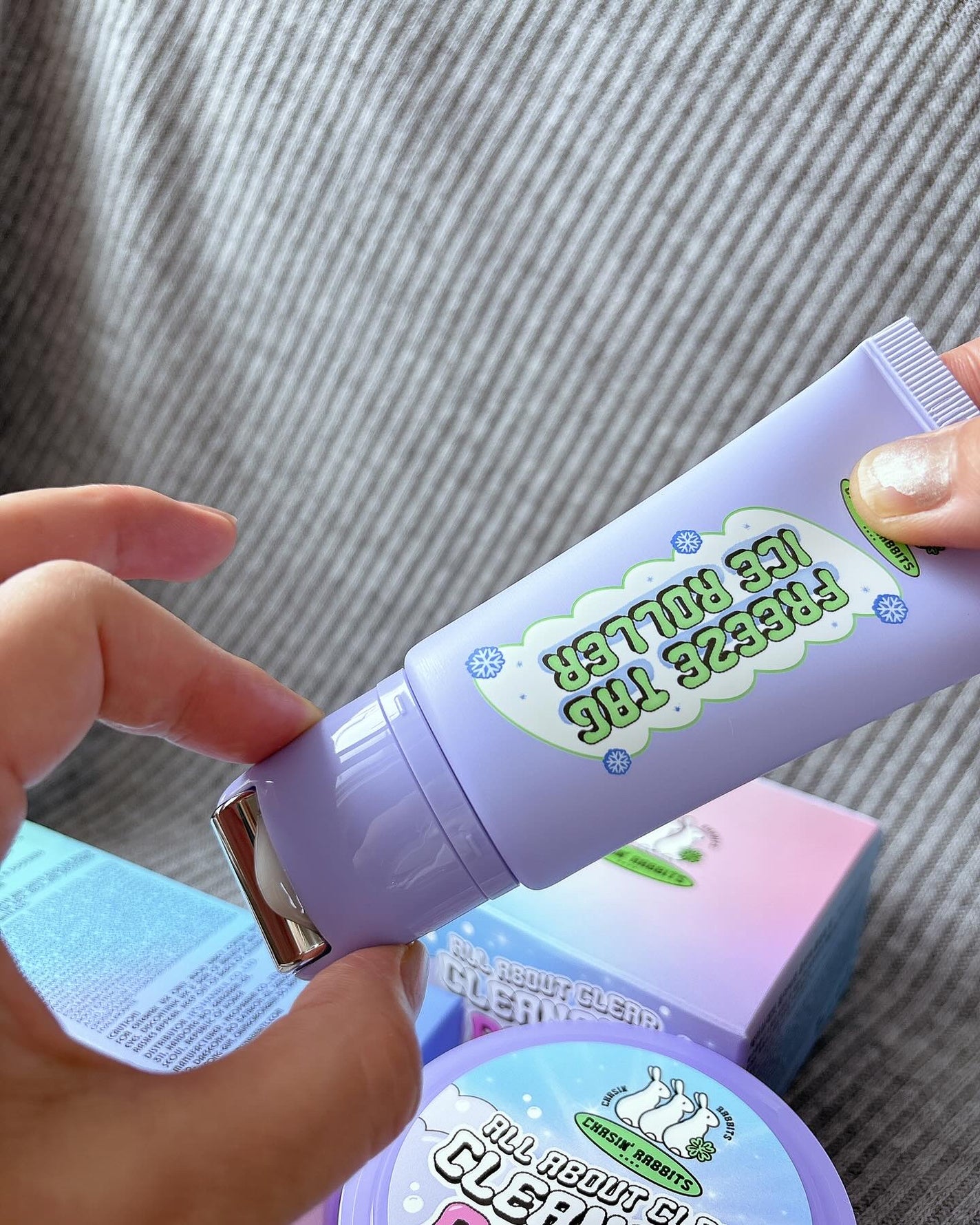 フリーズタグアイスローラー/CHASIN'RABBITS/美容液を使ったクチコミ(4枚目)