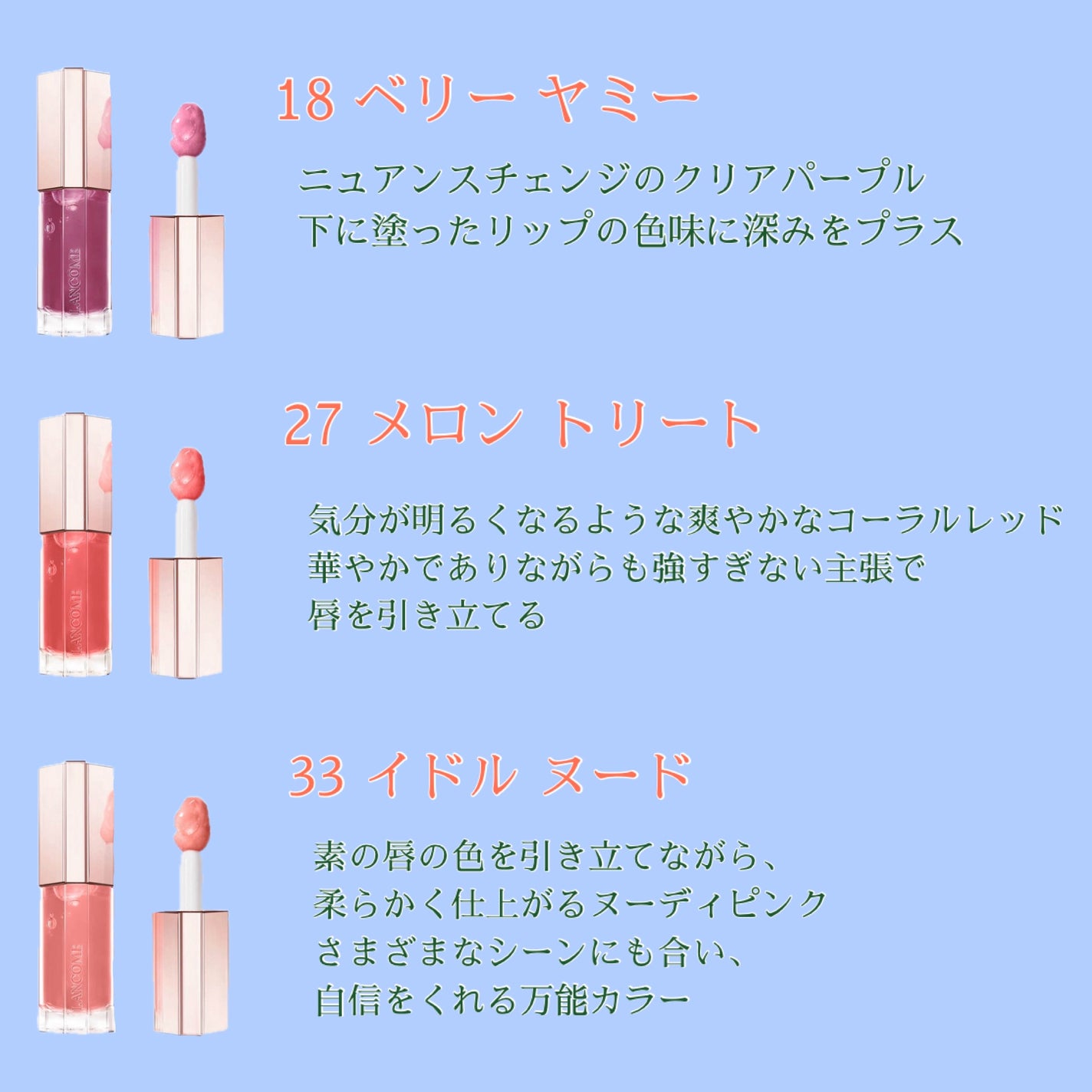 イドル リップ ジューシー トリート/LANCOME/リップグロスを使ったクチコミ(4枚目)