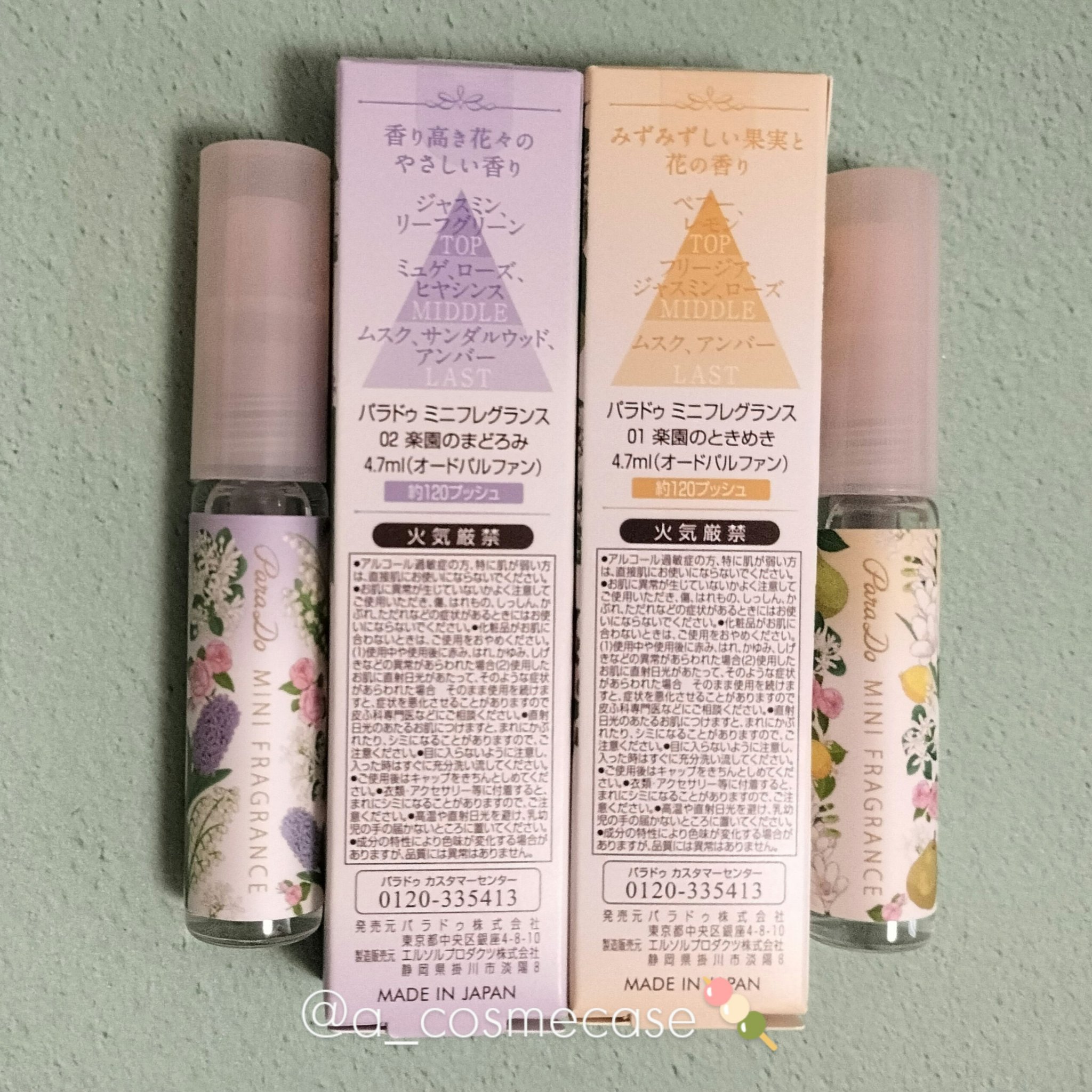 ミニフレグランス ミニフレグランス/パラドゥ/香水(レディース)を使ったクチコミ（2枚目）