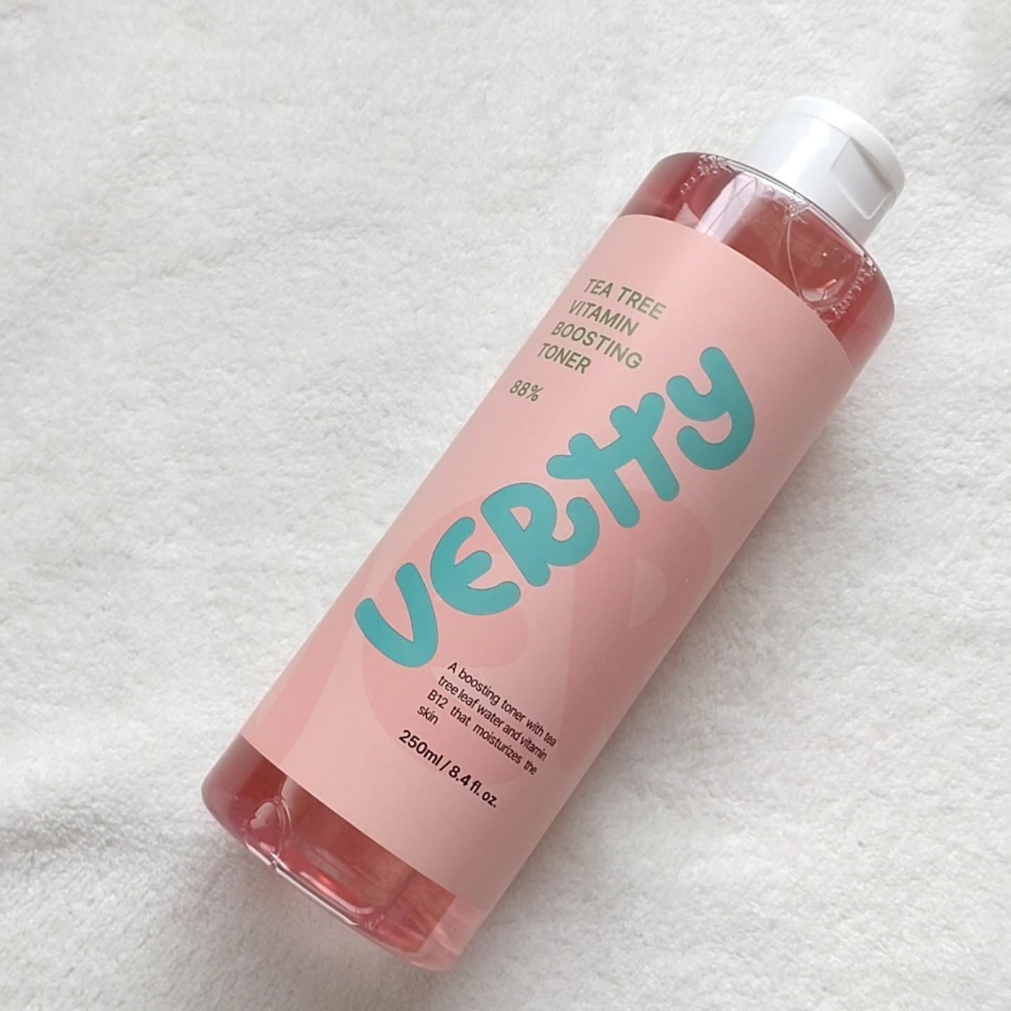 ティーツリー88%ビタミンブースティングトナー/Vertty/化粧水を使ったクチコミ（2枚目）