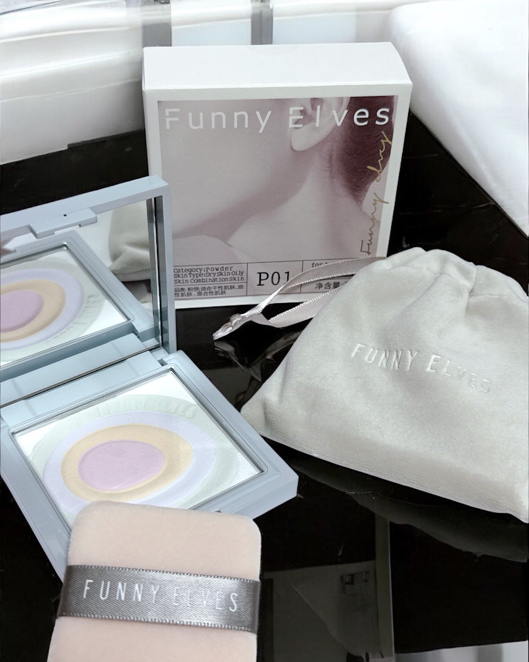 ネビュラ プレストパウダー/FUNNY ELVES方里/プレストパウダーを使ったクチコミ(9枚目)