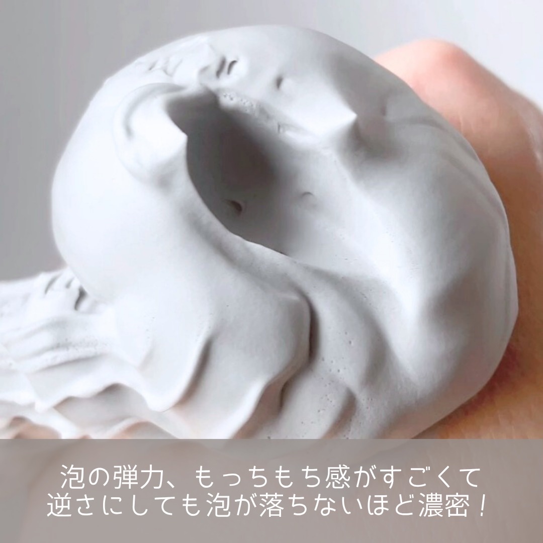 ディズム クリーミーフォームウォッシュ ブラック/DISM/泡洗顔を使ったクチコミ（3枚目）