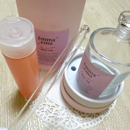 エンカンタールヘアオイル シャインフローラル&ムスク/emma emu/ヘアオイルを使ったクチコミ(3枚目)