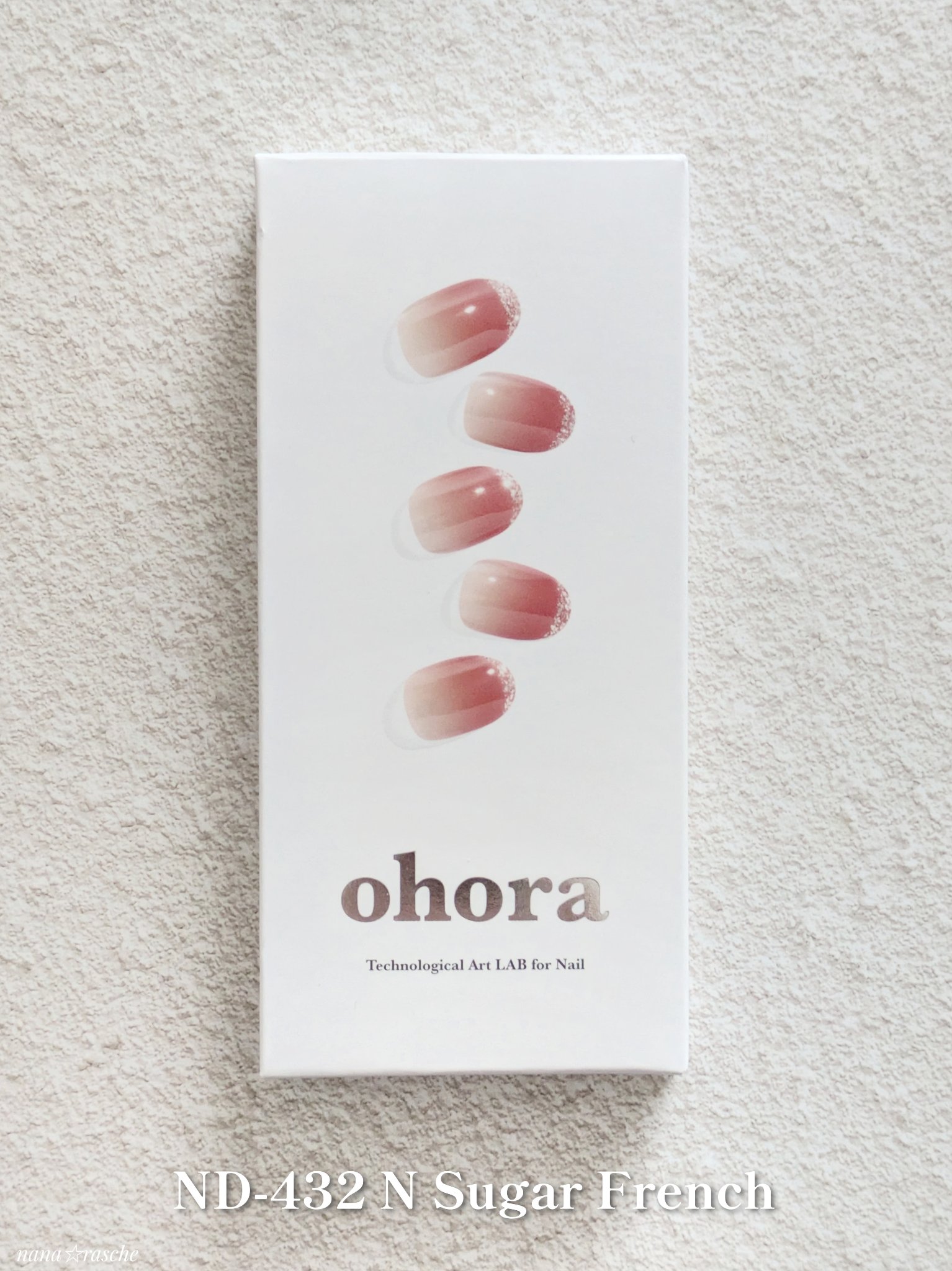 セミキュアジェルネイル（ハンド）/ohora/ネイルシールを使ったクチコミ（2枚目）