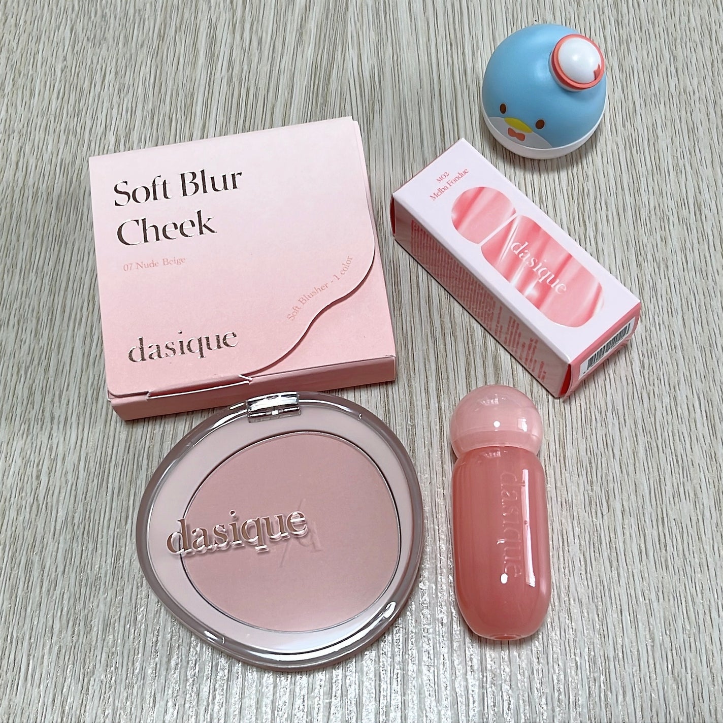 ソフトブラーチーク/dasique/パウダーチークを使ったクチコミ(3枚目)