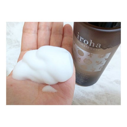イロハ インティメートウォッシュ フォームタイプ よもぎブレンドの香り/iroha INTIMATE CARE/デリケートゾーンケアを使ったクチコミ(2枚目)